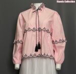 BKAR ATASAN LD 106 PB 57 BKK IMPORT BAHAN KATUN PPOPLINE PREMIUM VARIASI BORDIR DAN TALI - Gambar 5