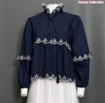 BKAR ATASAN LD 106 PB 57 BKK IMPORT BAHAN KATUN PPOPLINE PREMIUM VARIASI BORDIR DAN TALI - Gambar 6