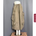 KEOL KULOT PALAZZO LP 70-112 LPAHA 96 PK 86 BKK IMPORT BAHAN KATUN PREMIUM VARIASI BUBBLE SAKU KANAN KIRI - Gambar 4