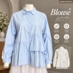 BAJU ATASAN LD 104 PB 68 BKK IMPORT BAHAN KATUN POPLINE VARIASI LAYER