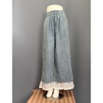 KTIK KULOT LP 64-96 LPAHA 74 PK 98 BKK IMPORT BAHAN JEANS PREMIUM VARIASI RENDA SAKU KIRI KANAN - Gambar 2