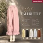 KOWI KULOT LP 65-102 LPAHA 76 PK 89 BKK IMPORT BAHAN KATUN VARIASI RUFFLE TALI SAKU KANAN KIRI