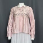 BUDE ATASAN LD 96 PB 57 BKK IMPORT BAHAN KATUN TISSUE MOTIF RENDA VARIASI TALI BABY DOLL TANPA FURING NERAWANG - Gambar 5