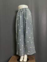 KAMU KULOT LP 60-100 LPAHA 76 PK 97 BKK IMPORT BAHAN JEANS PREMIUM VARIASI RENDA SAKU KIRI KANAN - Gambar 5