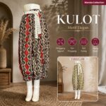 KODA KULOT LP 60-100 LPAHA 90 PK 85 BKK IMPORT BAHAN KATUN TISSUE PREMIUM MOTIF VARIASI RUFFLE SAKU KANAN KIRI FULL FURING