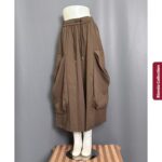 KEOL KULOT PALAZZO LP 70-112 LPAHA 96 PK 86 BKK IMPORT BAHAN KATUN PREMIUM VARIASI BUBBLE SAKU KANAN KIRI - Gambar 9