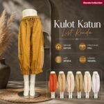 KJER KULOT LP 70-110 LPAHA 74 PK 80 BKK IMPORT BAHAN KATUN PREMIUM VARIASI RENDA DAN RUFFLE SAKU KANAN KIRI