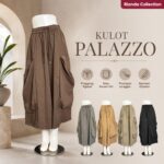 KEOL KULOT PALAZZO LP 70-112 LPAHA 96 PK 86 BKK IMPORT BAHAN KATUN PREMIUM VARIASI BUBBLE SAKU KANAN KIRI