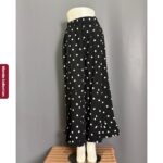 KOBI KULOT LP 66-96 LPAHA 72 PK 95 BKK IMPORT BAHAN KATUN PREMIUM MOTIF POLKADOT VARIASI RUFFLE SAKU KANAN KIRI - Gambar 5