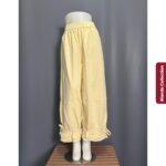 KOWI KULOT LP 65-102 LPAHA 76 PK 89 BKK IMPORT BAHAN KATUN VARIASI RUFFLE TALI SAKU KANAN KIRI - Gambar 12
