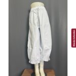 KMIT KULOT LP 60-100 LPAHA 78 PK 86 BKK IMPORT BAHAN KATUN VARIASI RUFFLE SAKU KANAN KIRI - Gambar 2