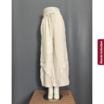 KBUT KULOT LP 64-90 LPAHA 68 PK 93 BKK IMPORT BAHAN KATUN LINEN PREMIUM VARIASI RUFFLE SAKU KANAN KIRI - Gambar 3