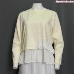 BARU ATASAN LD 110 PB 60 BKK IMPORT BAHAN KAOS KOMBINASI KATUN TISSUE DESAIN LAYER - Gambar 7