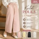 KKOM KULOT LP 68-100 LPAHA 68 PK 90 BKK IMPORT BAHAN KATUN FLOWLY POLKADOT IKAT PINGGANG RENDA SAKU KIRI KANAN