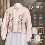 BAHU ATASAN LD 118 PB 59 BKK IMPORT BAHAN KATUN POPLINE VARIASI RENDA