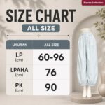 KBNI KULOT LP 60-100 LPAHA 76 PK 90 BKK IMPORT BAHAN KATUN PREMIUM VARIASI KAKI KARET SAKU KANAN KIRI - Gambar 8