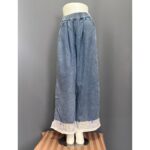 KTIK KULOT LP 64-96 LPAHA 74 PK 98 BKK IMPORT BAHAN JEANS PREMIUM VARIASI RENDA SAKU KIRI KANAN - Gambar 4