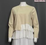 BARU ATASAN LD 110 PB 60 BKK IMPORT BAHAN KAOS KOMBINASI KATUN TISSUE DESAIN LAYER - Gambar 2
