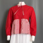 BIKO ATASAN LD 105 PB 58 BKK IMPORT BAHAN KATUN POPLINE PREMIUM KOMBINASI SALUR VARIASI TALI - Gambar 2