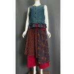 SUTA SET CELANA BAHAN JEANS PREMIUM KOMBINASI KATUN MOTIF SAKU CELANA BAGIAN KIRI - Gambar 2