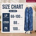 KGAU KULOT LP 66-100 LPAHA 88 PK 100 BKK IMPORT BAHAN JEANS PREMIUM BERMOTIF SAKU KANAN KIRI - Gambar 3