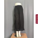 KOWI KULOT LP 65-102 LPAHA 76 PK 89 BKK IMPORT BAHAN KATUN VARIASI RUFFLE TALI SAKU KANAN KIRI - Gambar 8