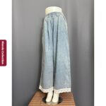 KUDA KULOT LP 64-96 LPAHA 72 PK 97 BKK IMPORT BAHAN JEANS PREMIUM VARIASI RENDA SAKU KIRI KANAN - Gambar 4