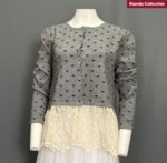 BLIN ATASAN LD 120 PB 67 BKK IMPORT BAHAN KNIT PREMIUM VARIASI BRUKAT - Gambar 4