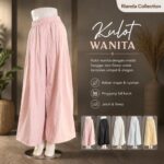 KOPI KULOT BKK IMPORT BAHAN KATUN PREMIUM  VARIASI KAKI SERUT SAKU KANAN KIRI