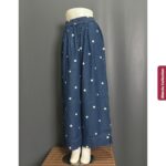 KAMU KULOT LP 60-100 LPAHA 76 PK 97 BKK IMPORT BAHAN JEANS PREMIUM VARIASI RENDA SAKU KIRI KANAN - Gambar 7