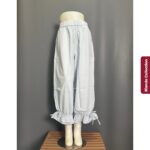 KOWI KULOT LP 65-102 LPAHA 76 PK 89 BKK IMPORT BAHAN KATUN VARIASI RUFFLE TALI SAKU KANAN KIRI - Gambar 5