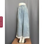 KUDA KULOT LP 64-96 LPAHA 72 PK 97 BKK IMPORT BAHAN JEANS PREMIUM VARIASI RENDA SAKU KIRI KANAN - Gambar 8