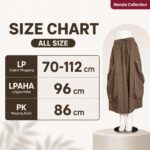 KEOL KULOT PALAZZO LP 70-112 LPAHA 96 PK 86 BKK IMPORT BAHAN KATUN PREMIUM VARIASI BUBBLE SAKU KANAN KIRI - Gambar 7