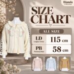 BIHE ATASAN LD 115 PB 58 BKK IMPORT BAHAN KATUN POPLINE PREMIUM VARIASI BORDIR VARIASI TALI - Gambar 6