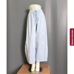 KUKE KULOT BARREL BKK IMPORT BAHAN SOFT JEANS PREMIUM SAKU KANAN KIRI PINGGANG NGARET - Gambar 8