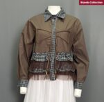 BLEW ATASAN LD 110 PB 55 BKK IMPORT BAHAN KATUN POPLINE VARIASI RUFFLE, TALI, DAN TALI - Gambar 3