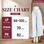 KUBU KULOT LP 66-100 LPAHA 70 PK 92 BKK IMPORT BAHAN KATUN PARASUT PREMIUM VARIASI RUFFLE SAKU KANAN KIRI - Gambar 6