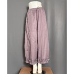 KJEB KULOT LP 72-100 LPAHA 90 PK 88 BKK IMPORT BAHAN SEMI SOFT JEANS VARIASI RUFFLE SAKU KIRI KANAN - Gambar 7
