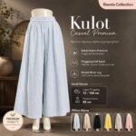 KDAK KULOT LP 68-100 LPAHA 86 PK 95 BKK IMPORT BAHAN KATUN LINEN PREMIUM VARIASI REMPEL SAKU KIRI KANAN