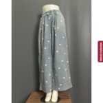 KAMU KULOT LP 60-100 LPAHA 76 PK 97 BKK IMPORT BAHAN JEANS PREMIUM VARIASI RENDA SAKU KIRI KANAN - Gambar 9