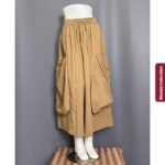 KEOL KULOT PALAZZO LP 70-112 LPAHA 96 PK 86 BKK IMPORT BAHAN KATUN PREMIUM VARIASI BUBBLE SAKU KANAN KIRI - Gambar 3