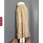 KOBI KULOT LP 66-96 LPAHA 72 PK 95 BKK IMPORT BAHAN KATUN PREMIUM MOTIF POLKADOT VARIASI RUFFLE SAKU KANAN KIRI - Gambar 7