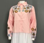 BHTM ATASAN LD 120 PB 57 BKK IMPORT BAHAN KATUN POPLINE VARIASI BORDIR BUNGA - Gambar 4