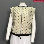 BROQ VEST OUTER ATASAN LD 140-160 PB 55 BKK IMPORT BAHAN KATUN KNIT PREMIUM VARIASI BORDIR NERAWANG - Gambar 4