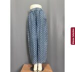KIOT KULOT LP 60-104 LPAHA 74 PK 97 BKK BAHAN JEANS MOTIF POLKADOT SAKU KANAN KIRI - Gambar 4