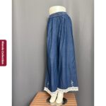 KUDA KULOT LP 64-96 LPAHA 72 PK 97 BKK IMPORT BAHAN JEANS PREMIUM VARIASI RENDA SAKU KIRI KANAN - Gambar 3