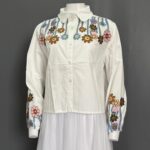 BHTM ATASAN LD 120 PB 57 BKK IMPORT BAHAN KATUN POPLINE VARIASI BORDIR BUNGA - Gambar 7