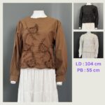 BPUU ATASAN LD 104 PB 55 BKK IMPORT BAHAN KATUN BORDIR RONG RONG