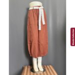 KBON KULOT LP 64-100 LPAHA 72 PK 85 BKK IMPORT KULOT BAHAN KATUN LINEN PREMIUM VARIASI SABUK RENDA SAKU KIRI KANAN - Gambar 7