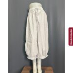 KMIT KULOT LP 60-100 LPAHA 78 PK 86 BKK IMPORT BAHAN KATUN VARIASI RUFFLE SAKU KANAN KIRI - Gambar 6